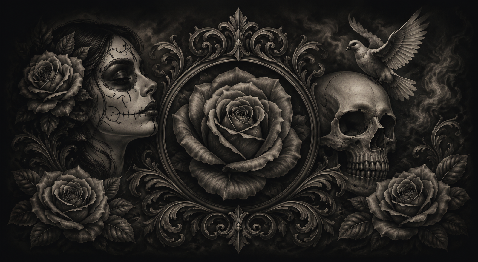 Black and Grey