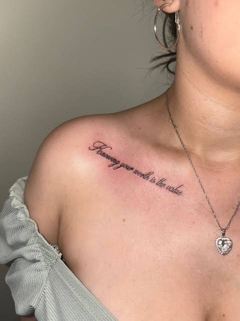 Tatuaje de Script Lettering.