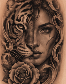 Ejemplo de tatuaje Retrato y Realismo